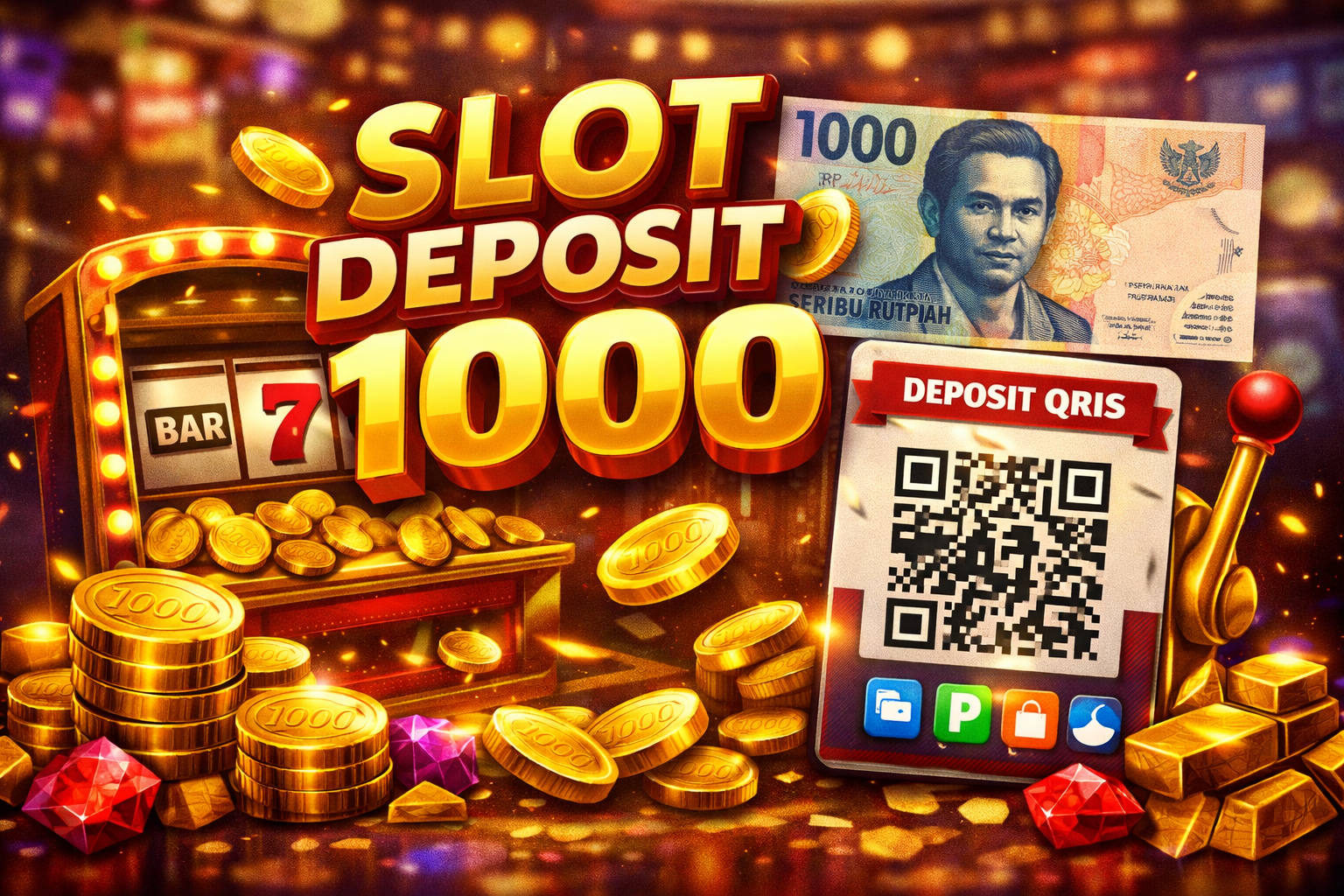 slot deposit 1000 via qris